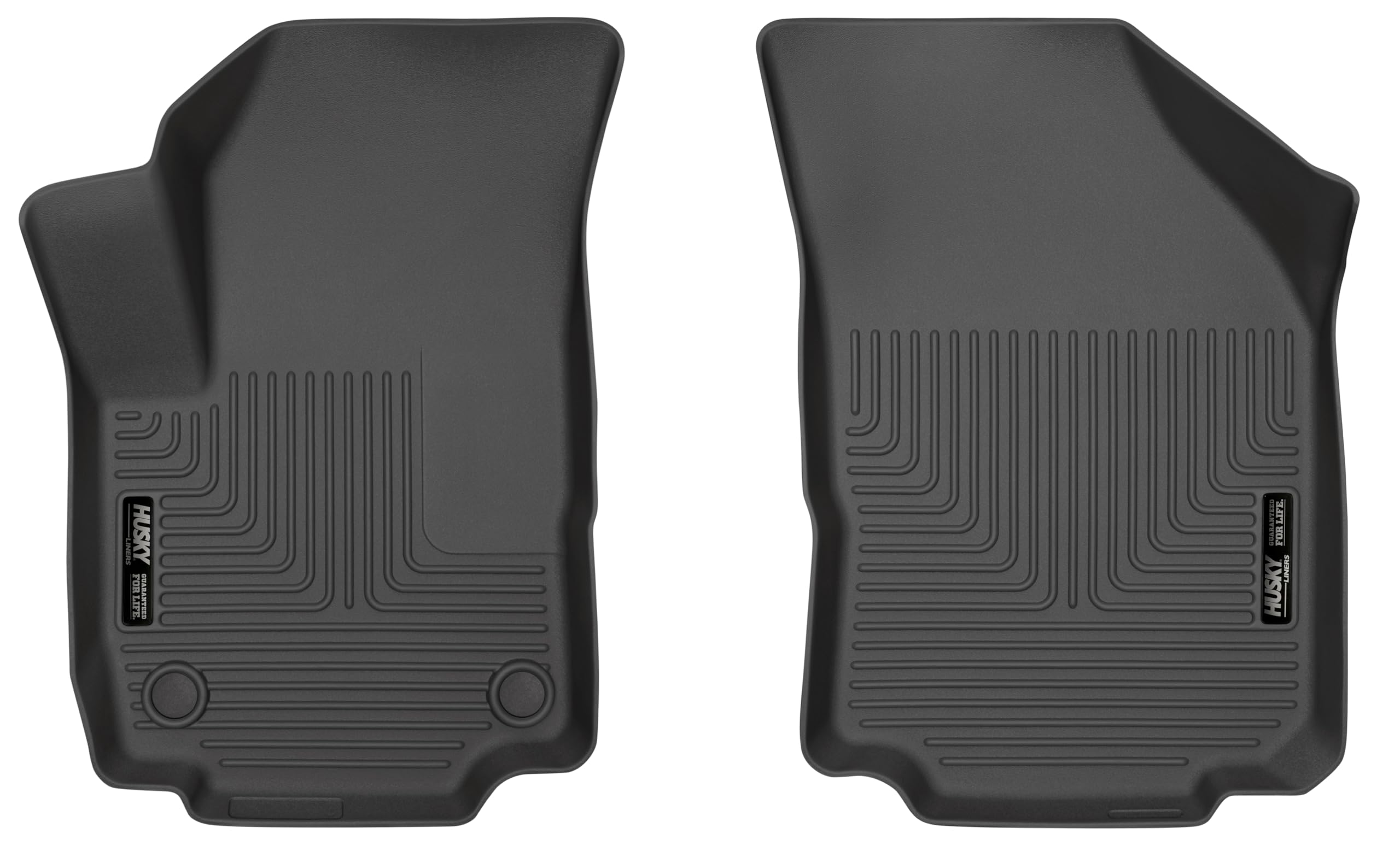 Weatherbeater Husky Liners Floor Mats | Fits 2018-2024 GMC Terrain | Front Row, 1-pc Black - 15681