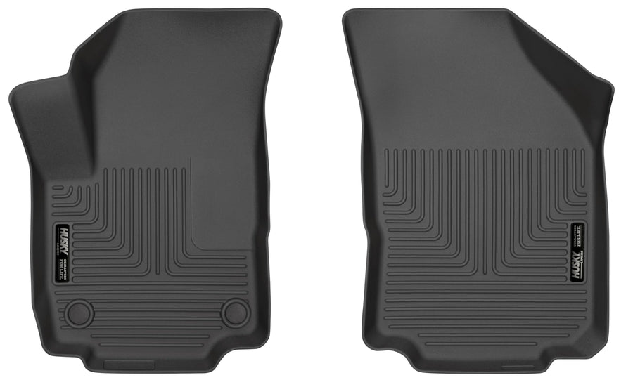 Weatherbeater Husky Liners Floor Mats | Fits 2018-2024 GMC Terrain | Front Row, 1-pc Black - 15681