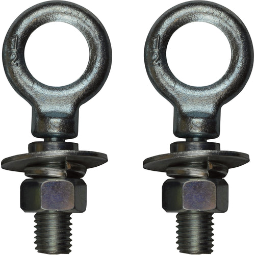 Forged Standard Duty Bed Bolts, 1/2" Eyelet Hole, 2,600 lb 2 Pk