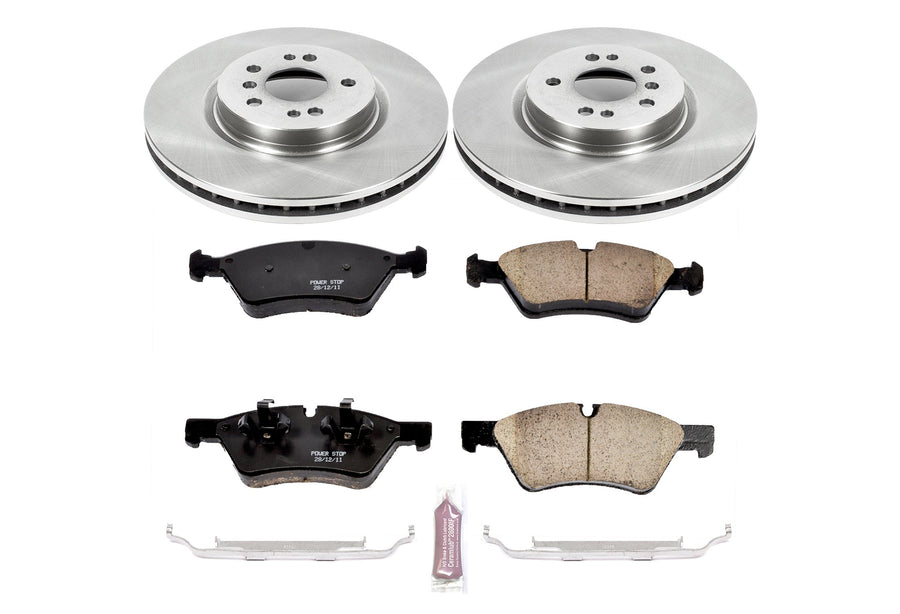 Power Stop Autospecialty KOE4642 Front Replacement Brake Kit-OE Brake Rotors & Ceramic Brake Pads