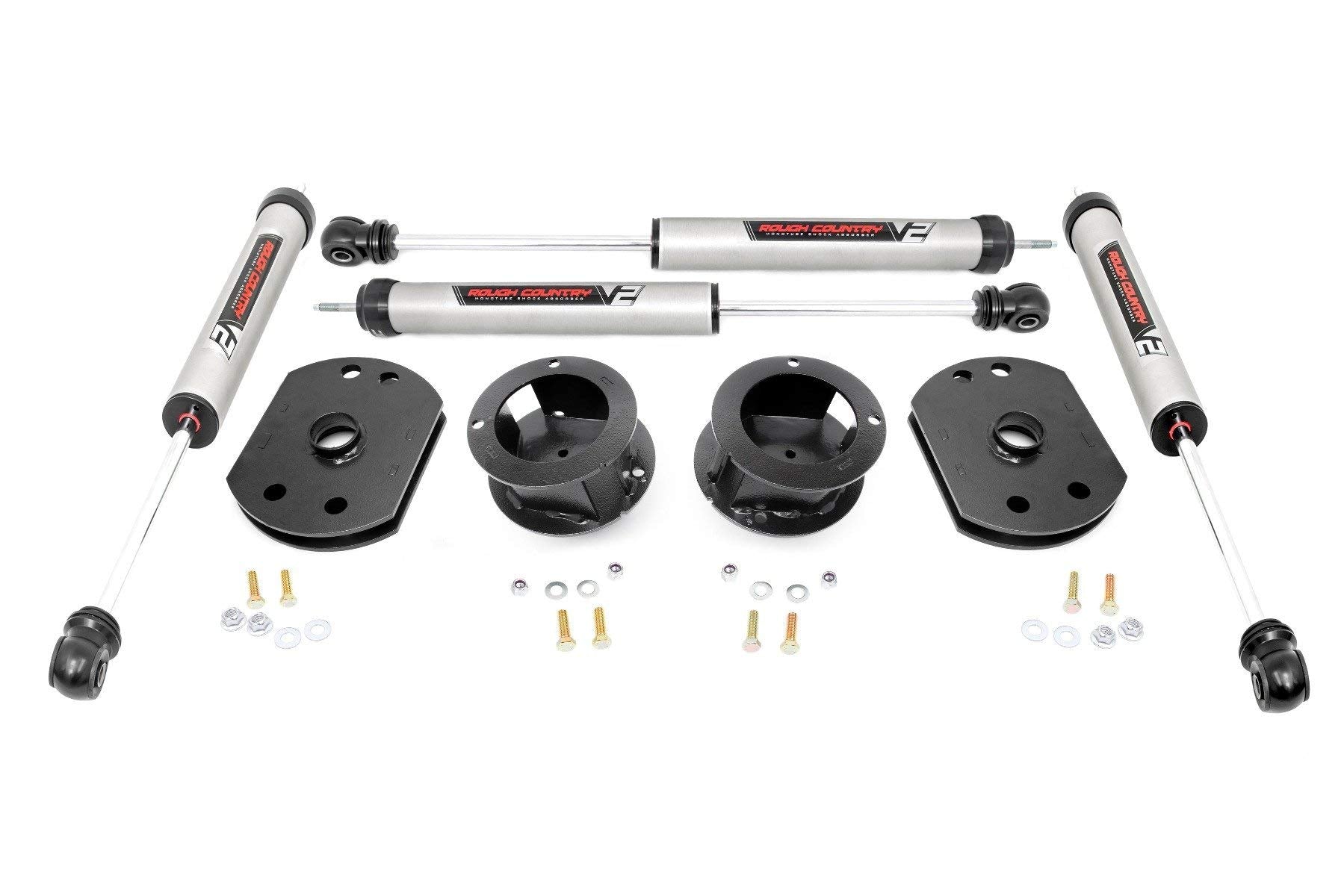 2.5" Rough Country Lift Kit w/V2 Shocks for 2014-2024 Ram 2500 4WD - 30270