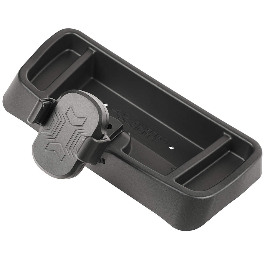 Multi-Mount Rugged Ridge Charging Phone Kit for Jeep Wrangler TJ | Thermoplastic Olefin (TPO), Black | 13551.32 | Fits 1997-2006 Jeep Wrangler TJ