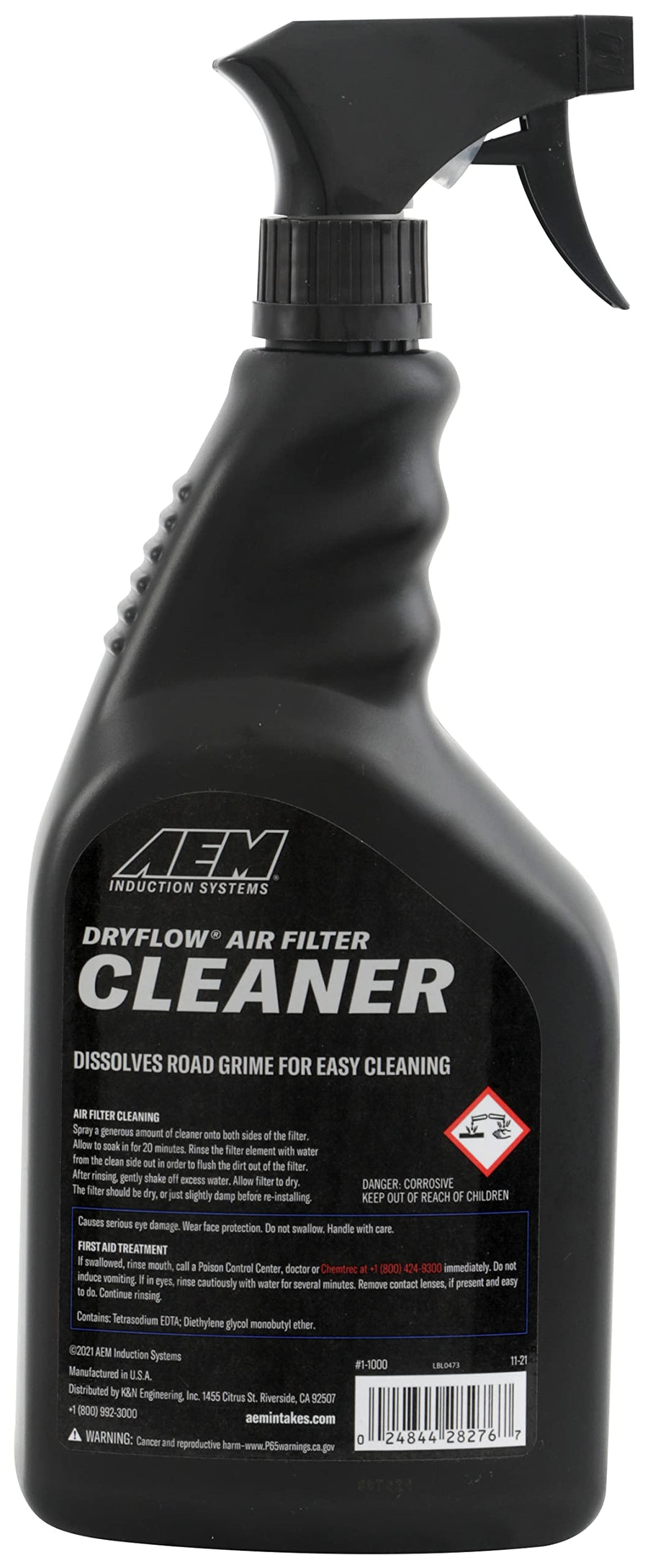 AEM Air Filter Cleaner 1-1000 with Trigger Sprayer - 32 oz.