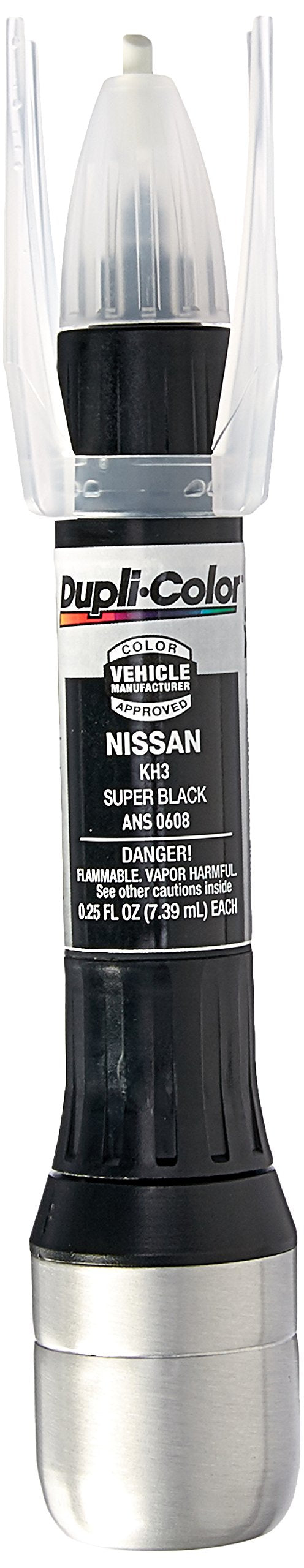 Dupli-Color EANS06080 All-In-1 Scratch Fix Exact-Match Automotive Touch-Up Paint – Nissan Super Black – 0.25 oz. Paint Pen
