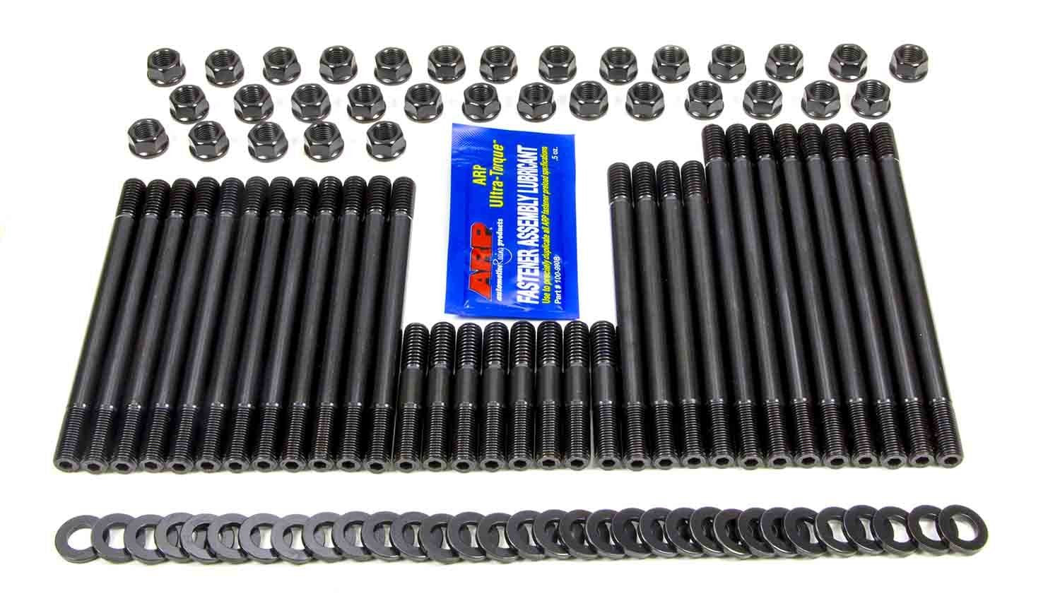 ARP Pro Series 235-4112 Black Oxide 6-Point Cylinder Head Stud Kit for Big Block Chevy with Dart Big Chief Head