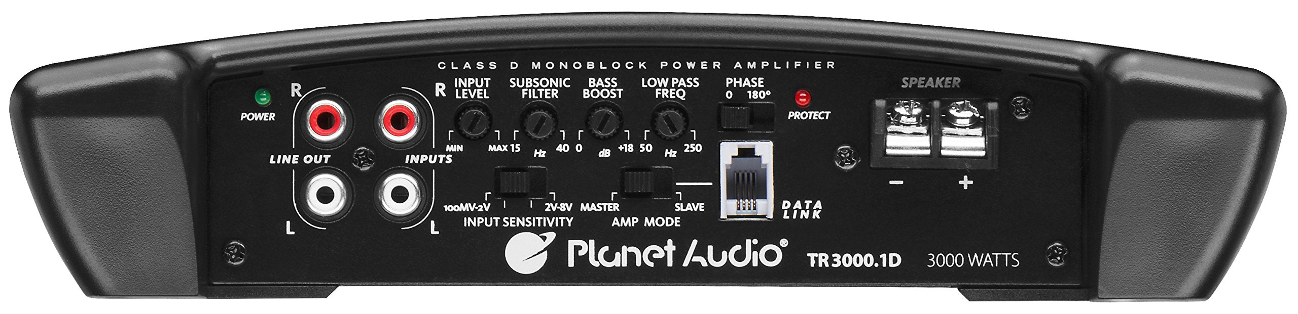 Planet Audio Class D TR3000.1D Monoblock Car Amplifier - 3000 High Output, 1 Ohm, Low Level Inputs, Low Pass Crossover, Hook Up to Subwoofer for Bass