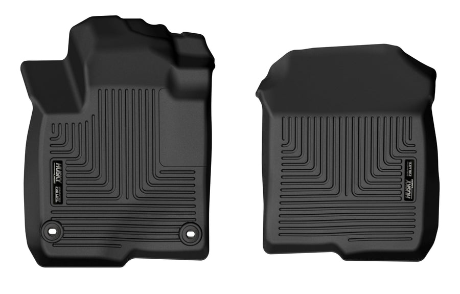 Husky Liners X-act Contour Floor Mats | 2024-2026 Honda HR-V Fits | Front Row, 2-pc Black - 50761