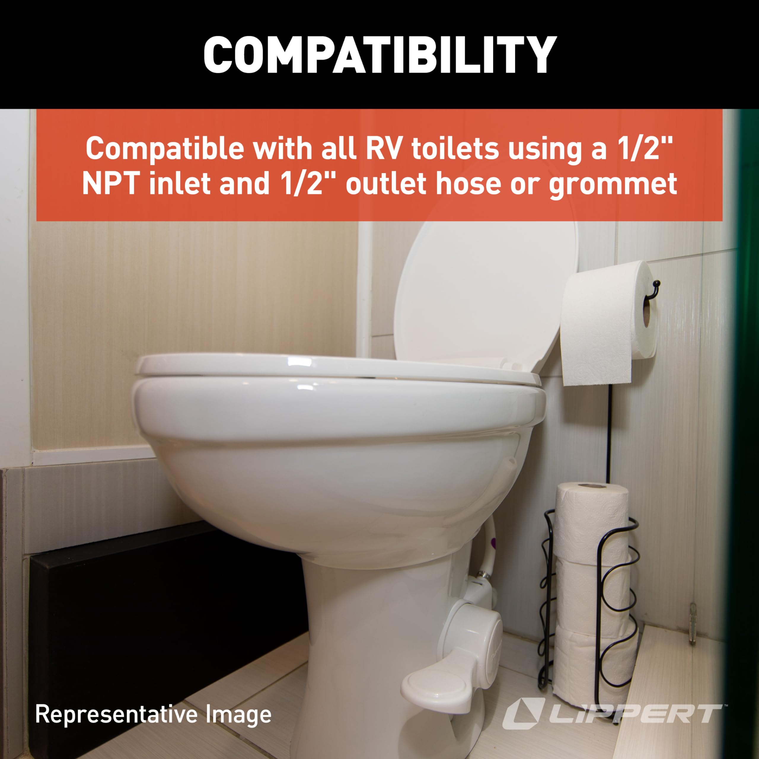 Replacement Flow Max™ RV Toilet Valve Kit
