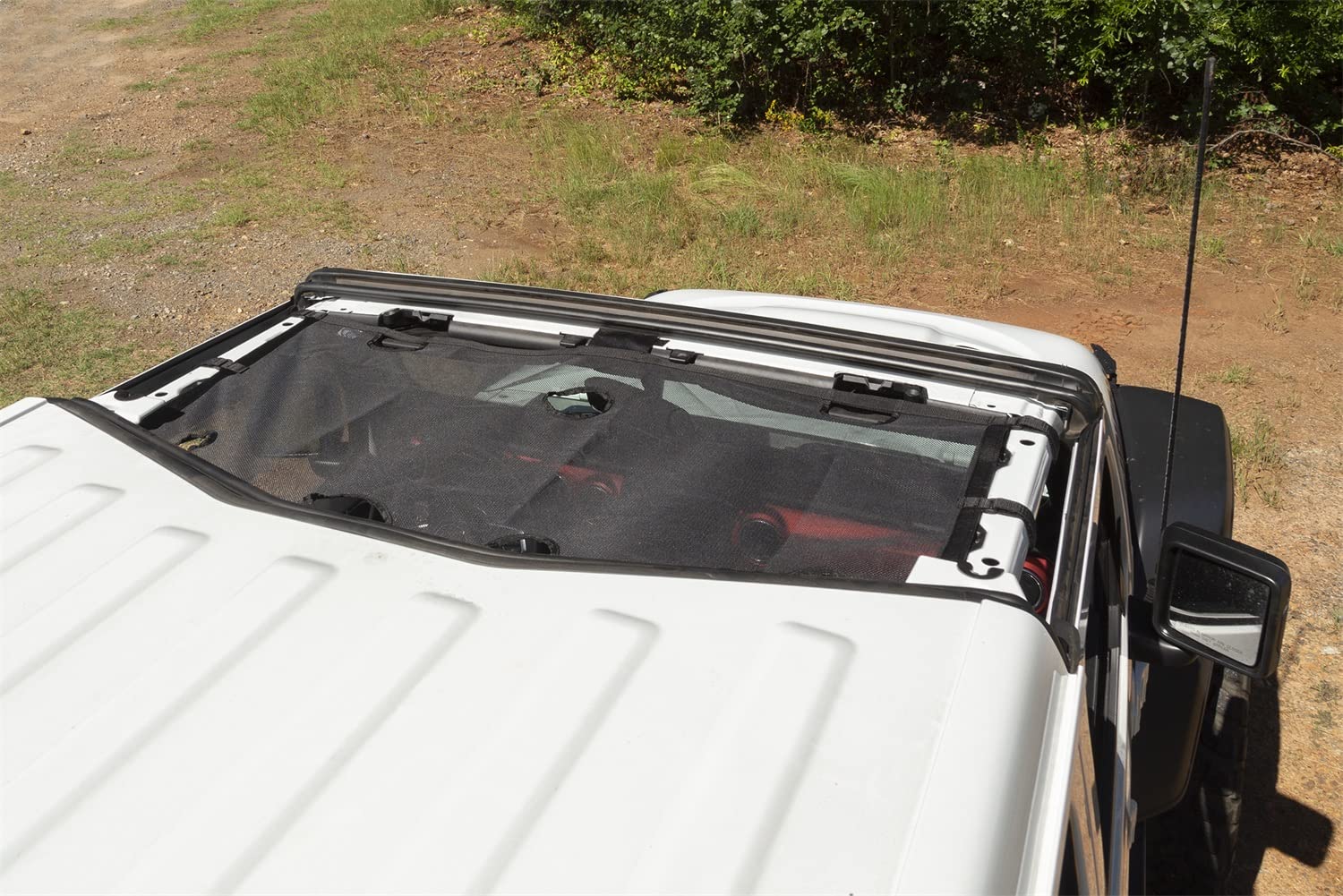 Eclipse Sun Shade Rugged Ridge 13579.73, Black, Hard Top; 18-Current Wrangler (4Dr) / 2121 Gladiator