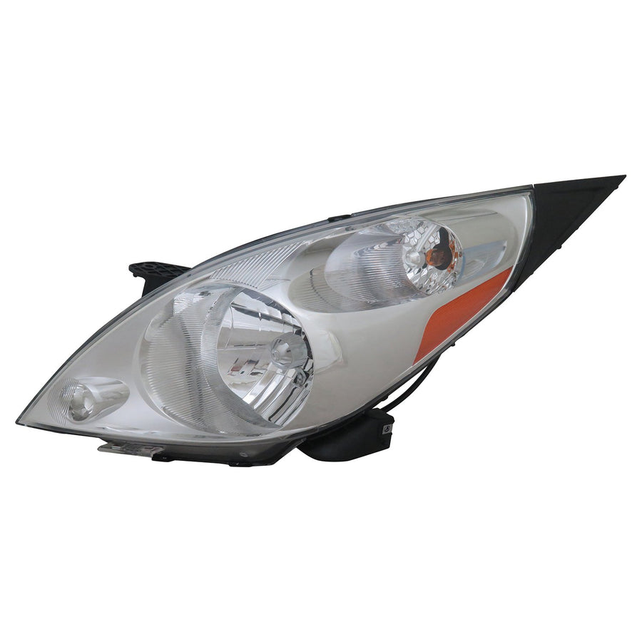 Left TYC Headlight Assembly Compatible with 2013-2015 Chevrolet Spark