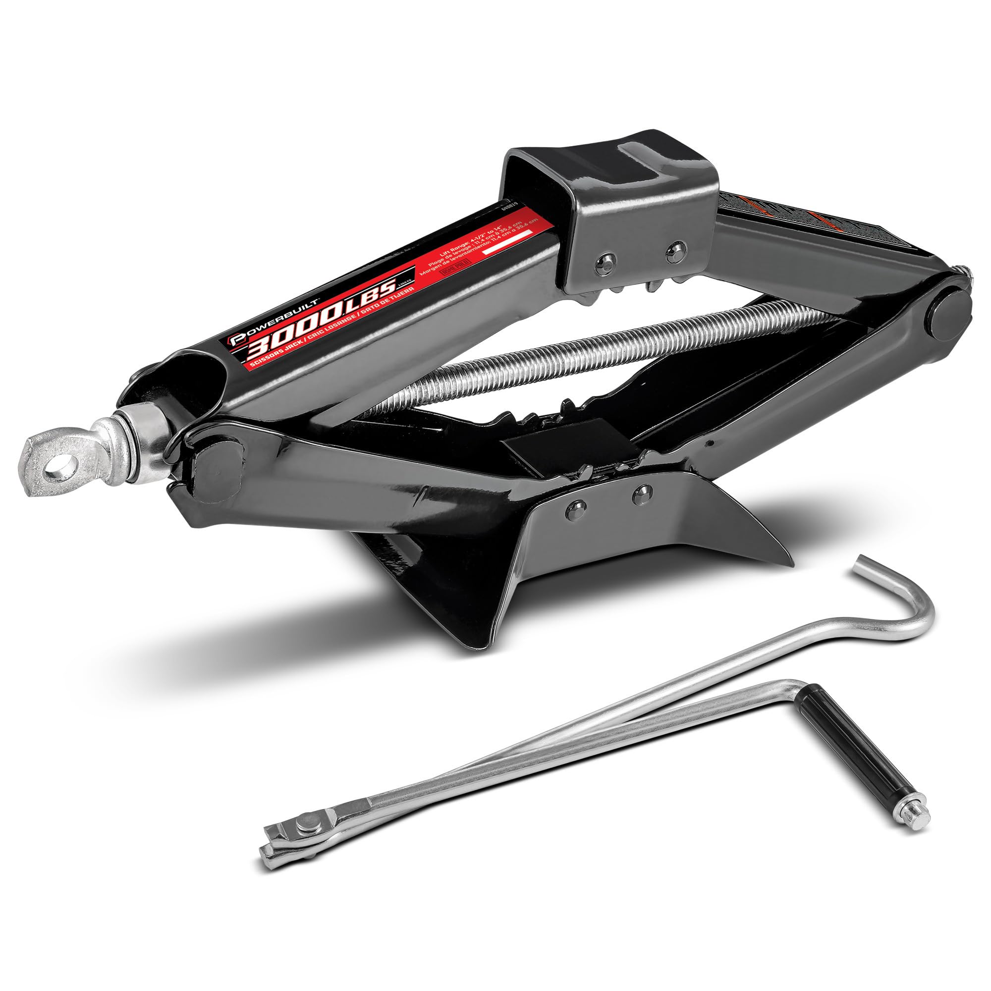 1.5-Ton Powerbuilt Scissor Jack, Model# 640819