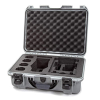 Nanuk Waterproof Hard Case 925 with Foam Insert for DJI Mavic 2 Pro|Zoom + Smart Controller, Crystalsky 5.5" or iPad - Silver