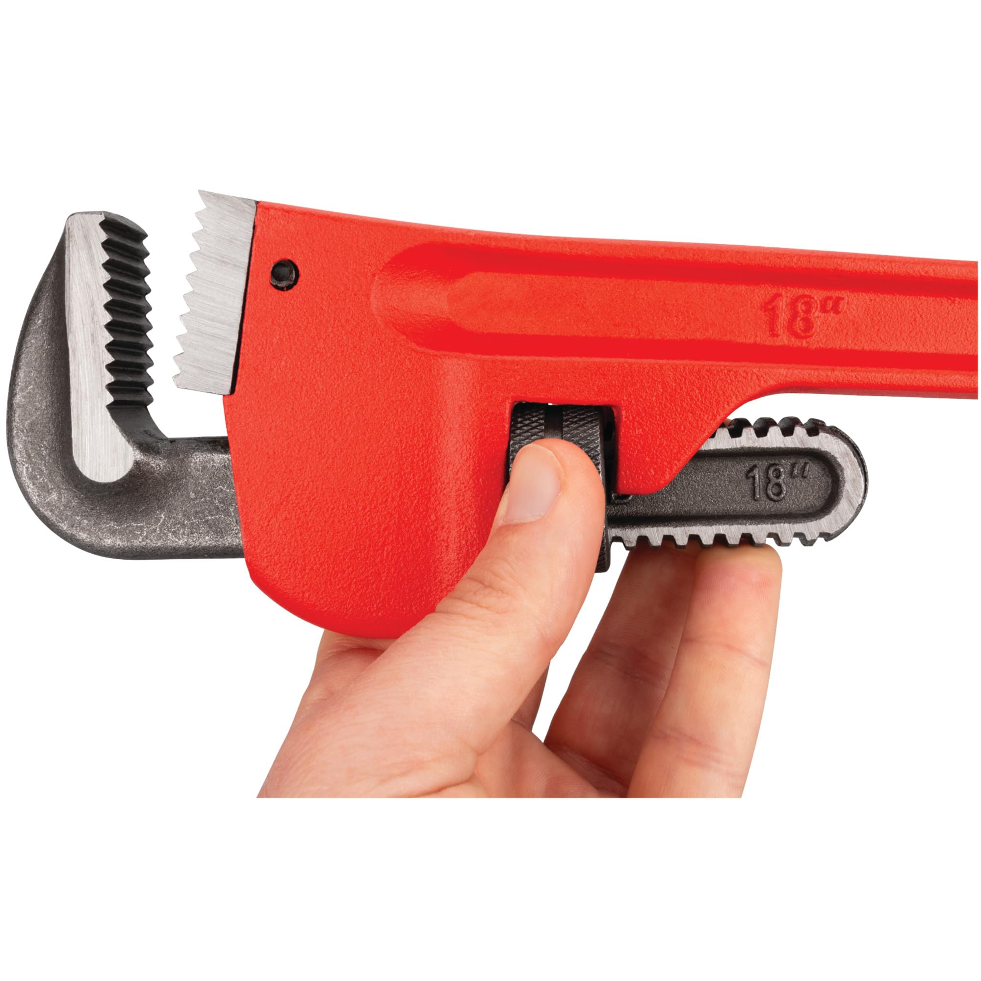 Heavy-Duty Performance Tool W1133-18B Adjustable Straight Pipe Wrench, 18-inch