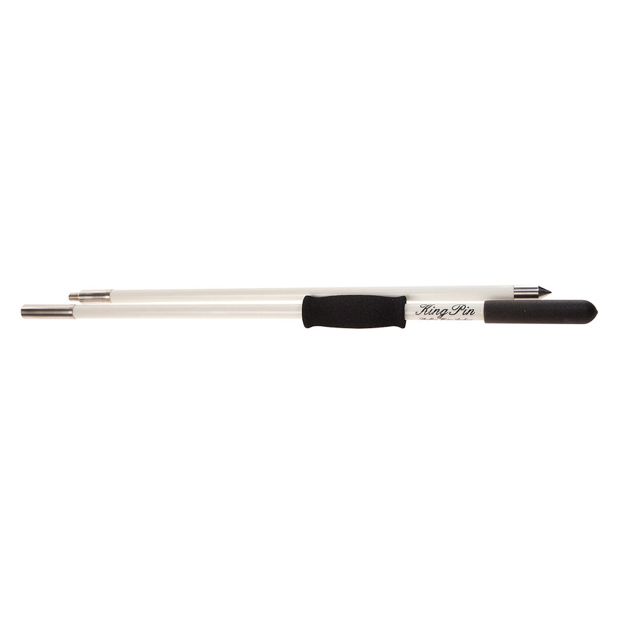 King Pin Anchor Pole Panther Marine KPP120W - 2 Piece, 12' - White