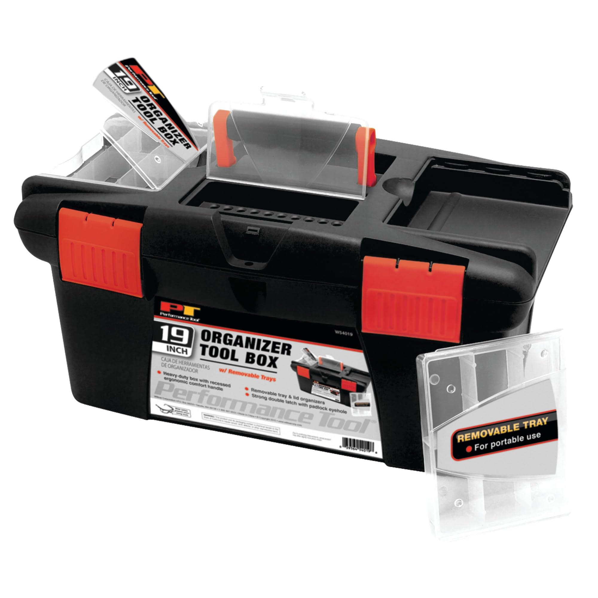 W54019 Performance Tool 19-Inch Plastic Tool Box