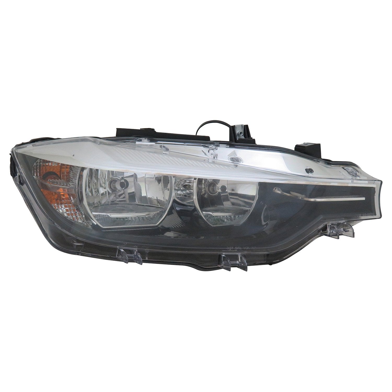 Right TYC Headlight Assembly Compatible with 2016-2018 BMW 3 Series