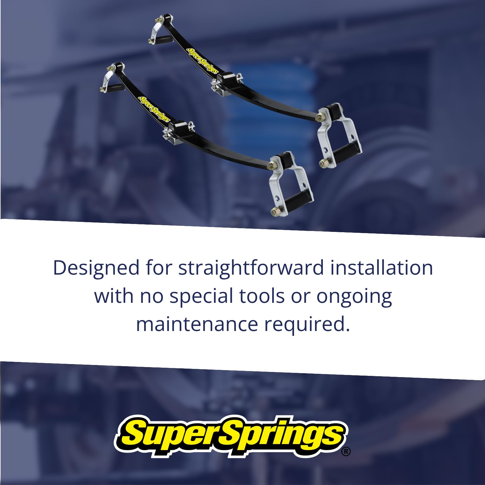 SuperSprings SSA19 for Toyota Tacoma, Black