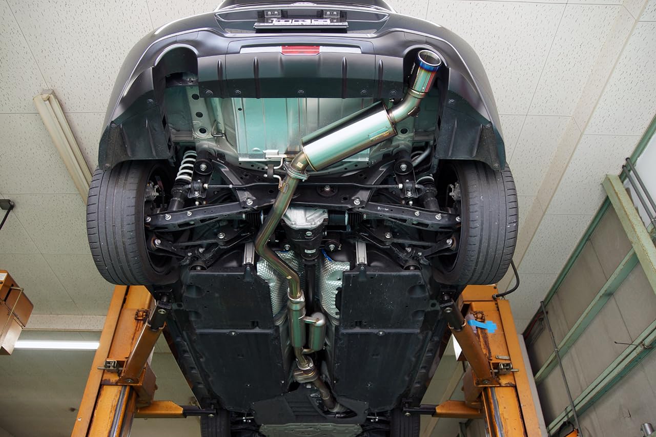 HKS Muffler, High Power Spec L II 32016-AT130 for CUP [GR86 BRZ MT Car] 3BA-ZN8/ZD8 Right Out, titanium