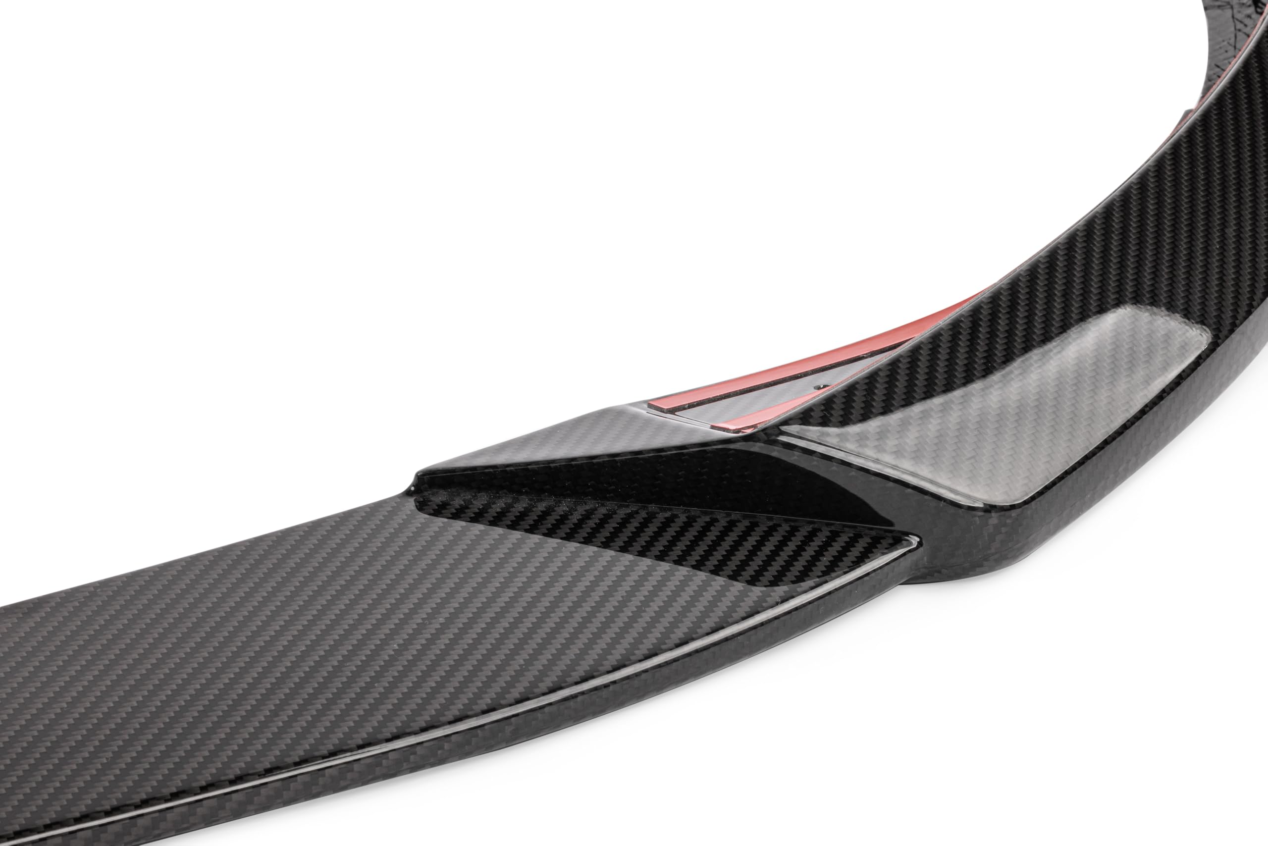 Carbon Fiber APR MS100236 Front Lip Cover - Gloss