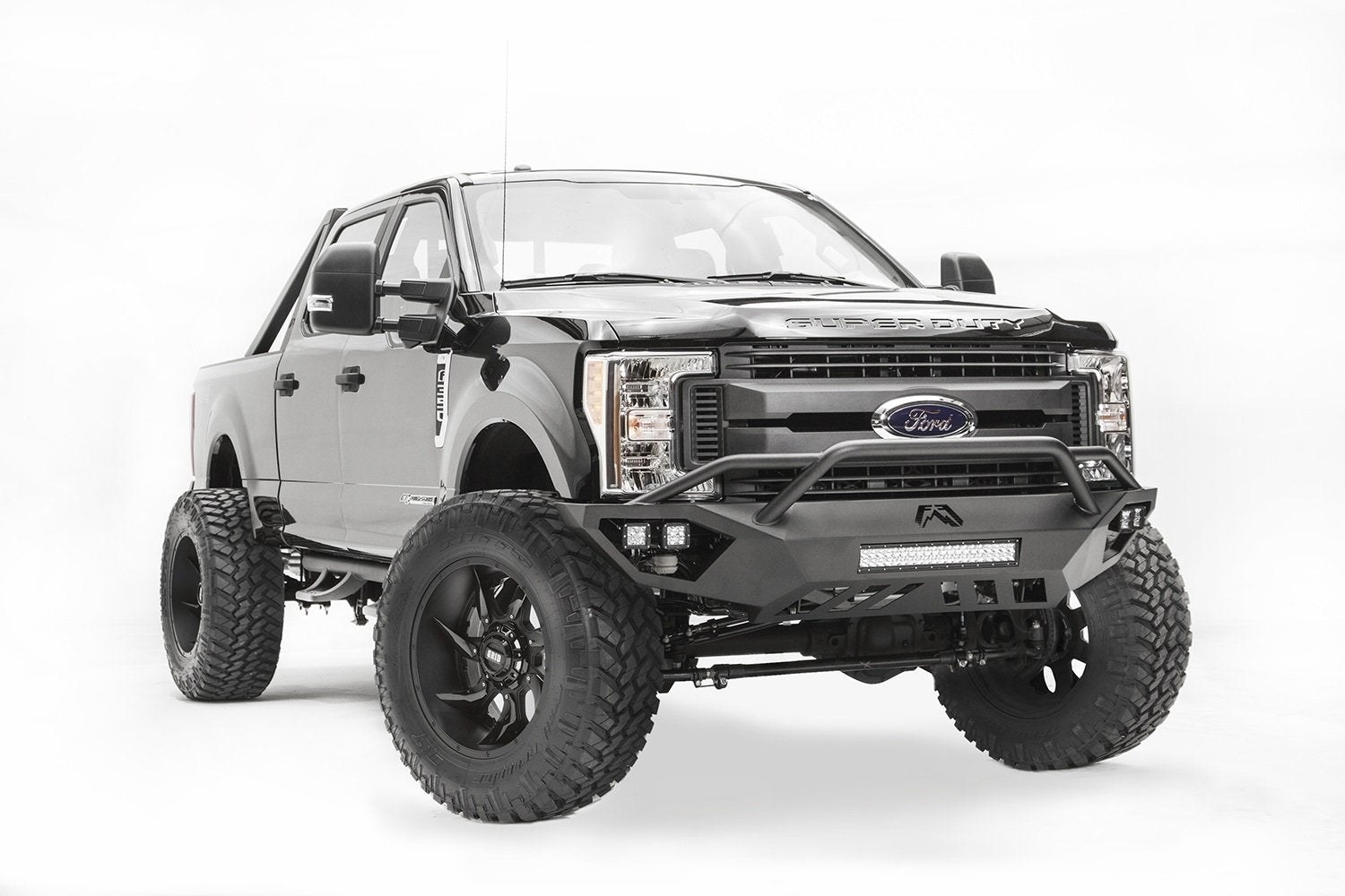 Fab Fours Vengeance Front Bumper FS17-V4152-B Uncoated/Paintable w/Pre-Runner Guard [AWSL]
