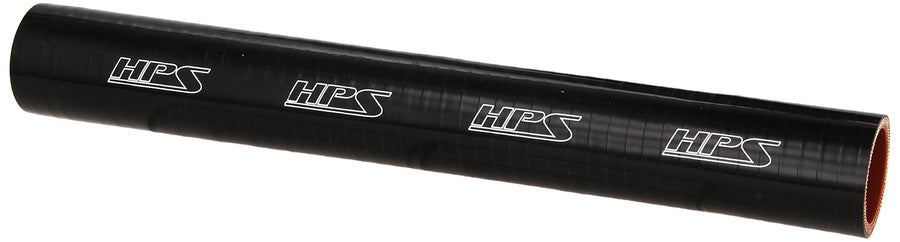 HPS Silicone HTST-125-BLK High Temperature 4-ply Reinforced Tube Coupler Hose, 80 PSI Maximum Pressure, 12" Length, 1-1/4" ID, Black