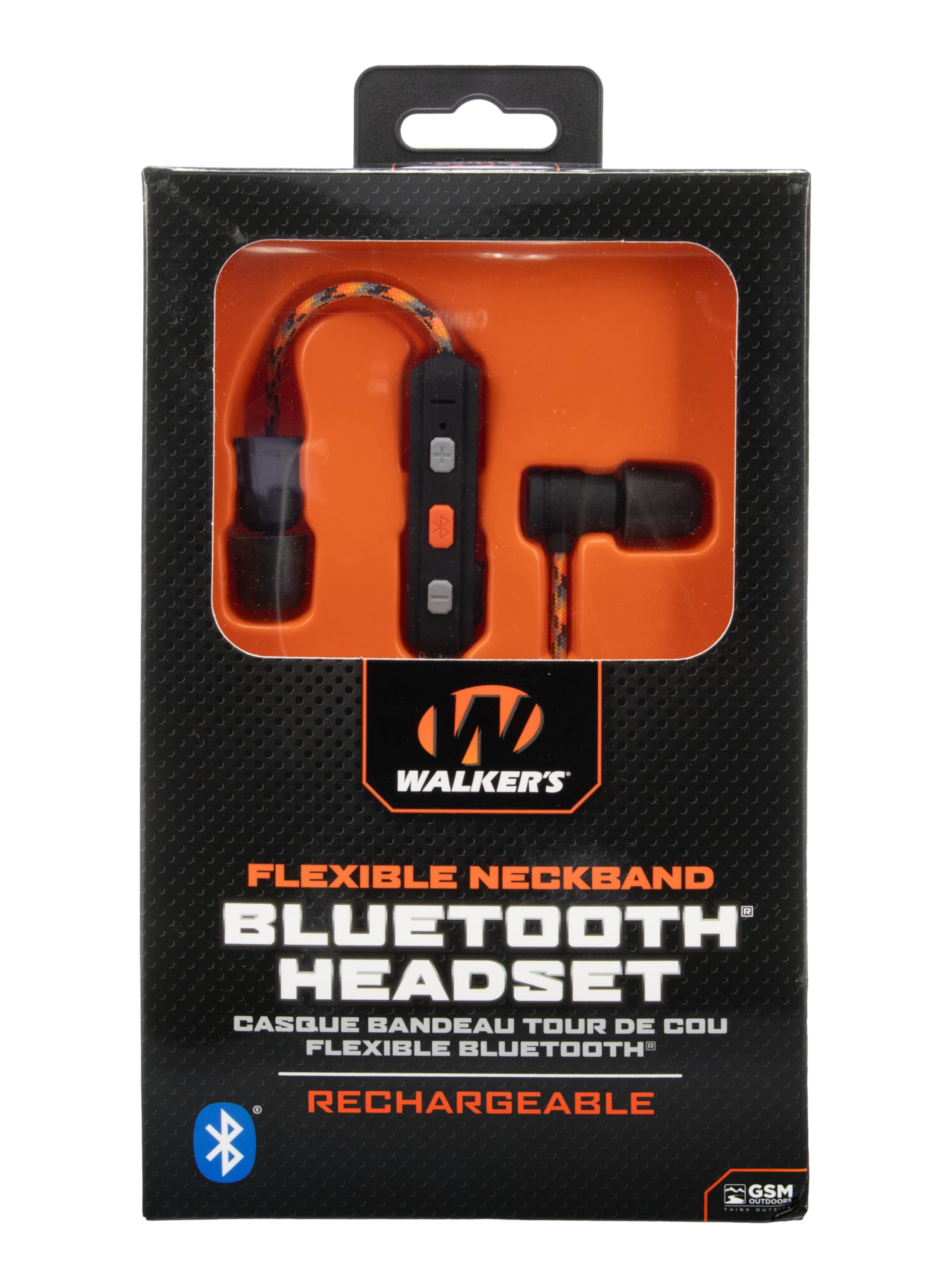29 DB Walker's Omni-Directional Shooting Training Protection Microphone Rope Hearing Enhancer Earbuds, Bluetooth