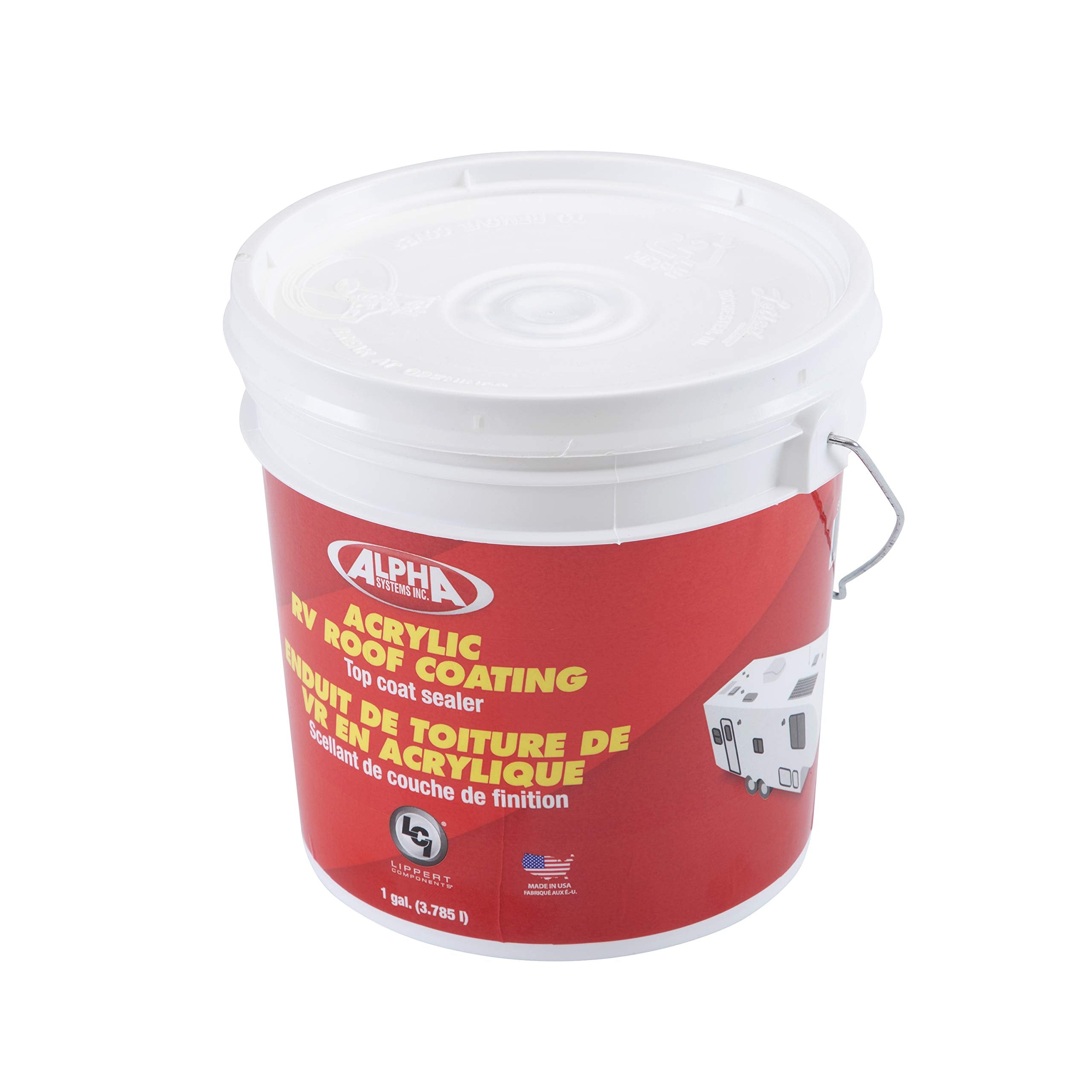 Acrylic Roof Coating 4034 for 5th Wheel RVs, Travel Trailers and Motorhomes
