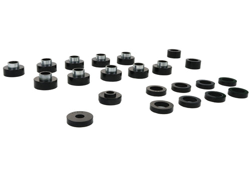 Black Nolathane Body Mount and Radiator Support Bushing REV220.0034