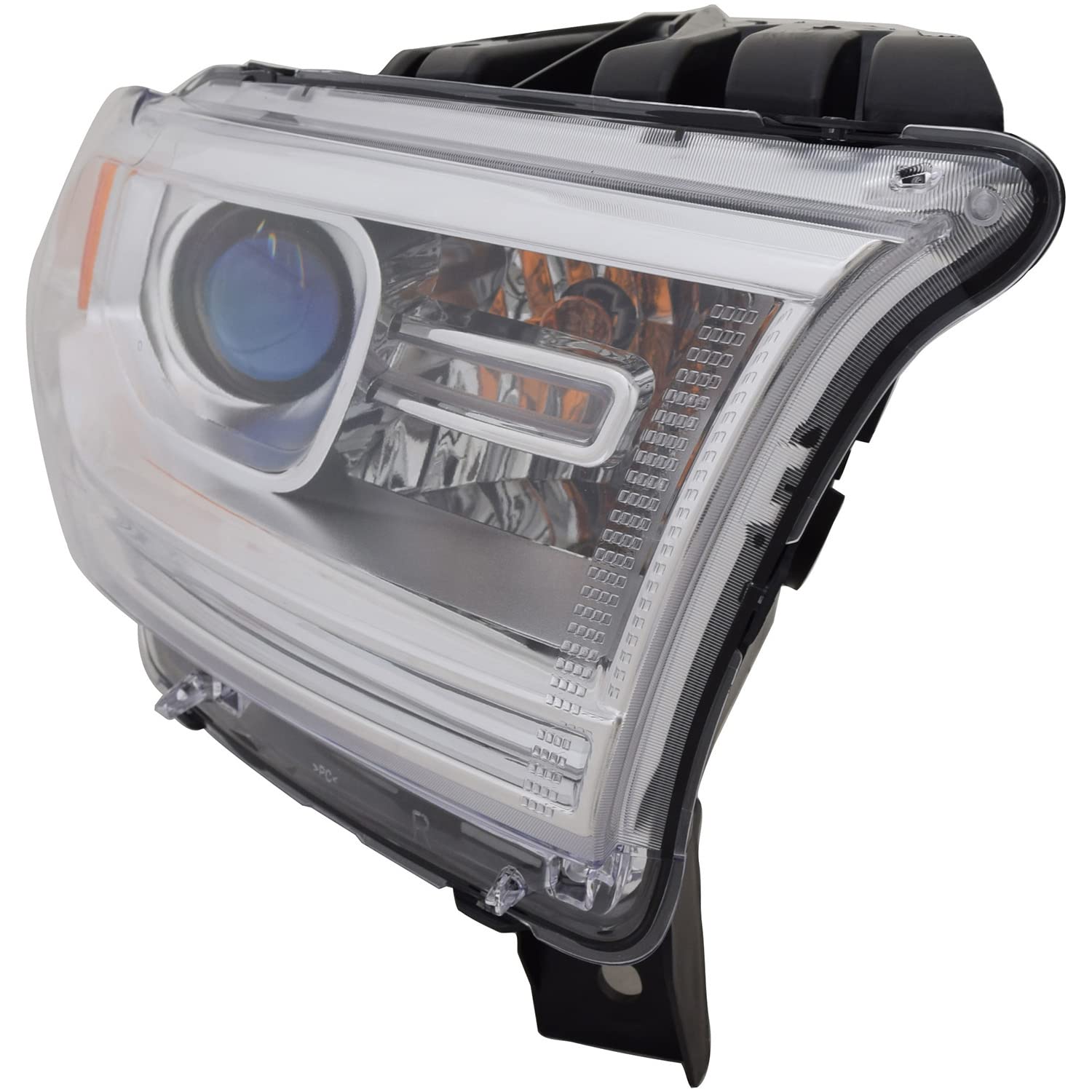 Right TYC Headlight Assembly Compatible with 2014-2015 Dodge Durango