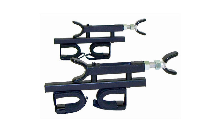 Quick-Draw Great Day Overhead Gun Rack - For UTVs With Roll Bar Depth of 9-9.75in - Black Powder-Coated Finish - 2 Gun Model, QD852-OGR