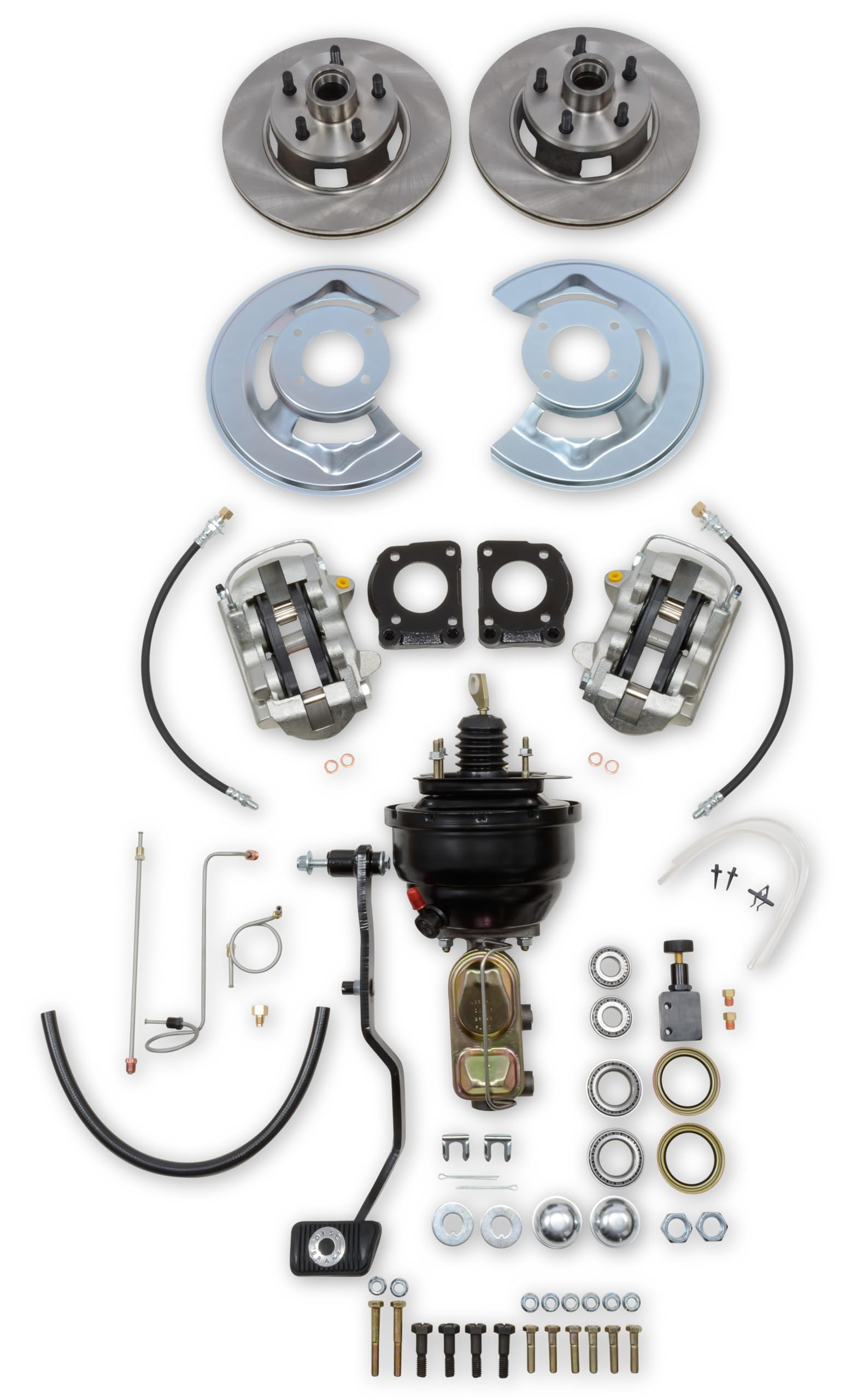 Power Disc Brake Conversion Scott Drake DBC-A121-M-R with Manual Transmission