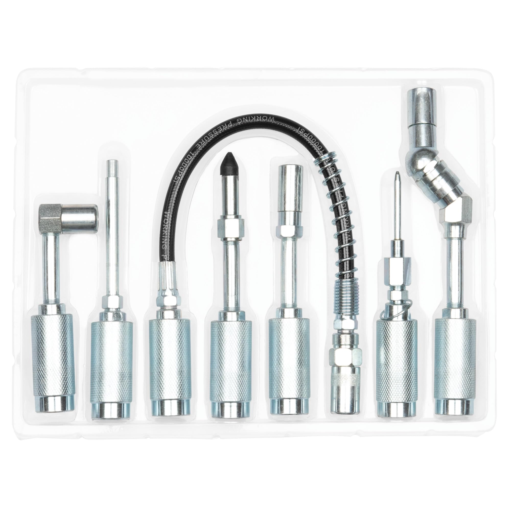 W50049 Performance Tool Cordless Grease Gun Accessories, 7-Piece