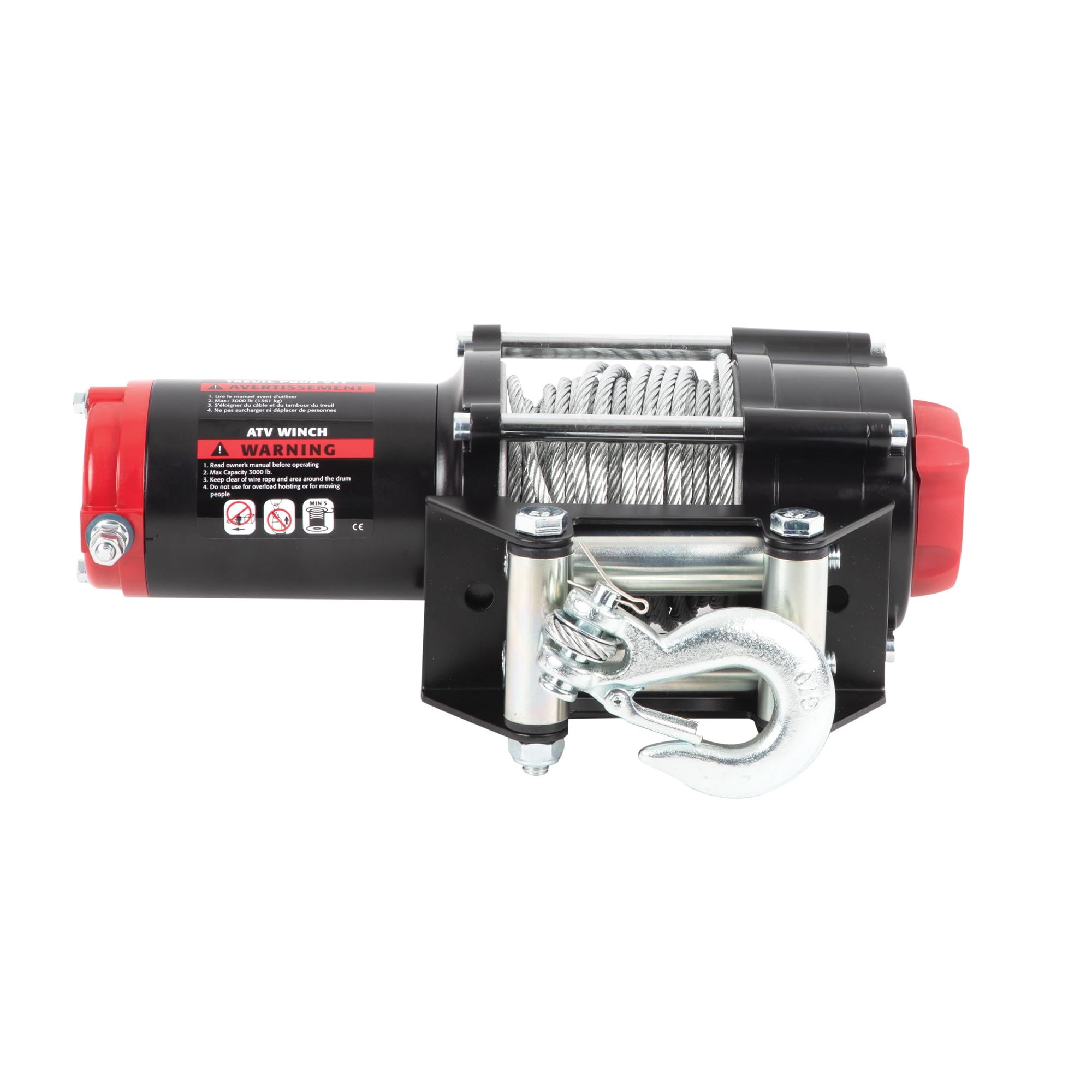 12-Volt Erickson DC 50 ft. 3000 lb. Electric Winch 06424