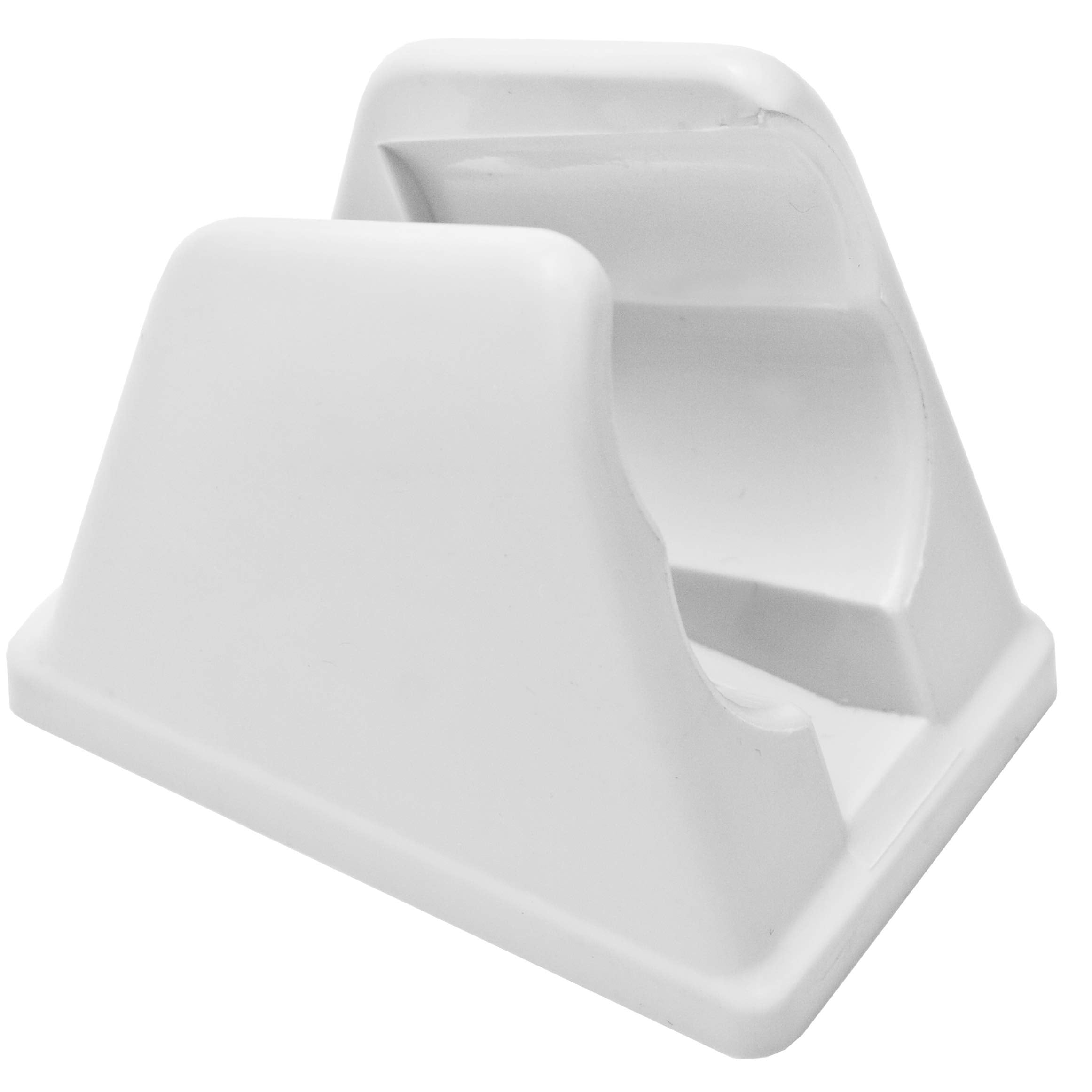 Dura Faucet RV Handheld Shower Wand Bracket Holder DF-SA156-WT - Mounting Screws Included (White)