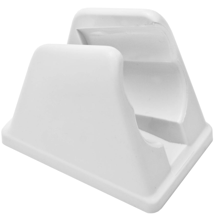 Dura Faucet RV Handheld Shower Wand Bracket Holder DF-SA156-WT - Mounting Screws Included (White)