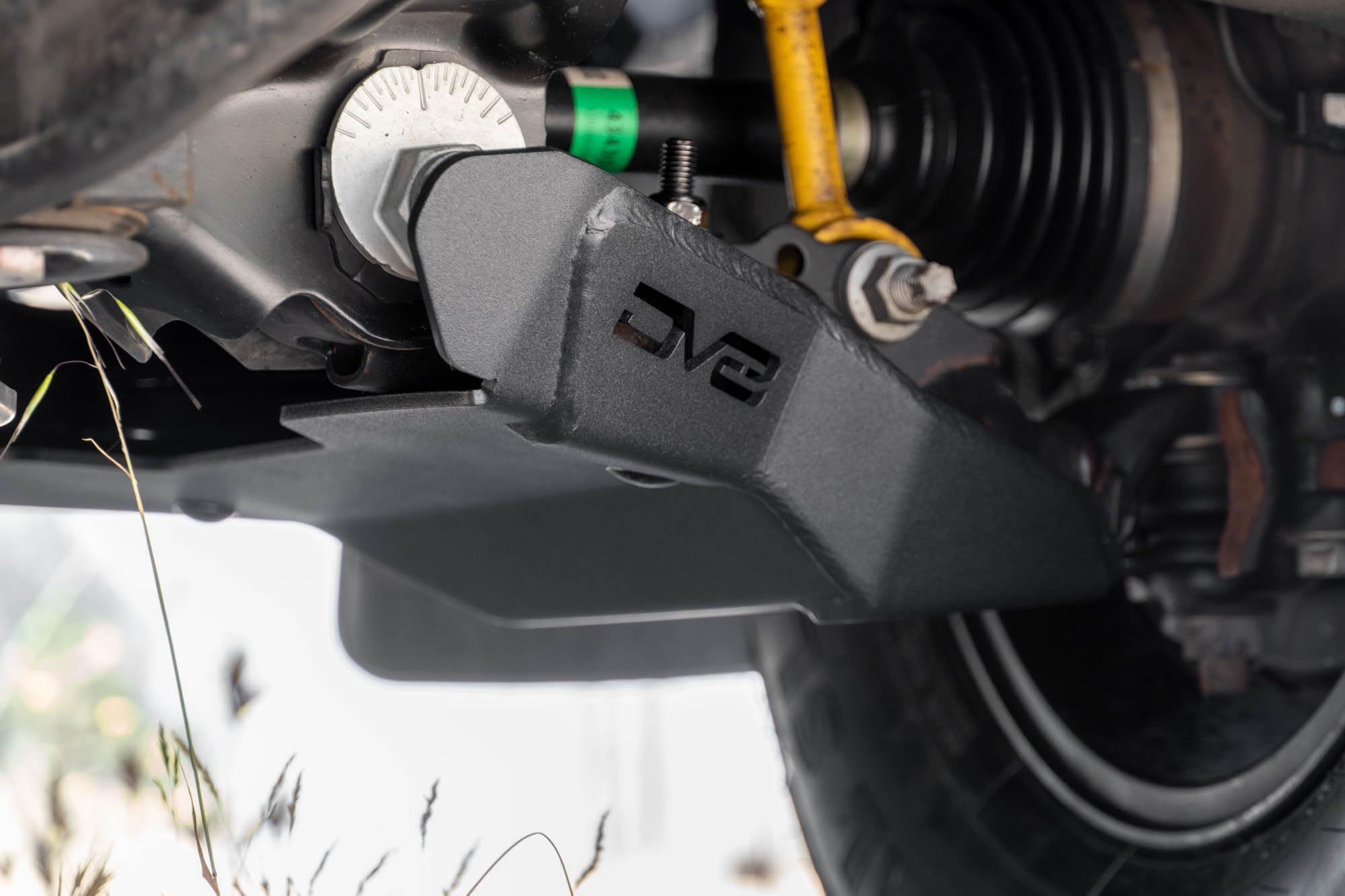 A-Arm Skid Plates for Toyota Tacoma 2016-2023 | Reinforced Leading Face for Protection Against Impacts | Fully Bolt-On | Carriage Bolt Hardware Included | Black Powder Coat Finish | Sold as a Pair