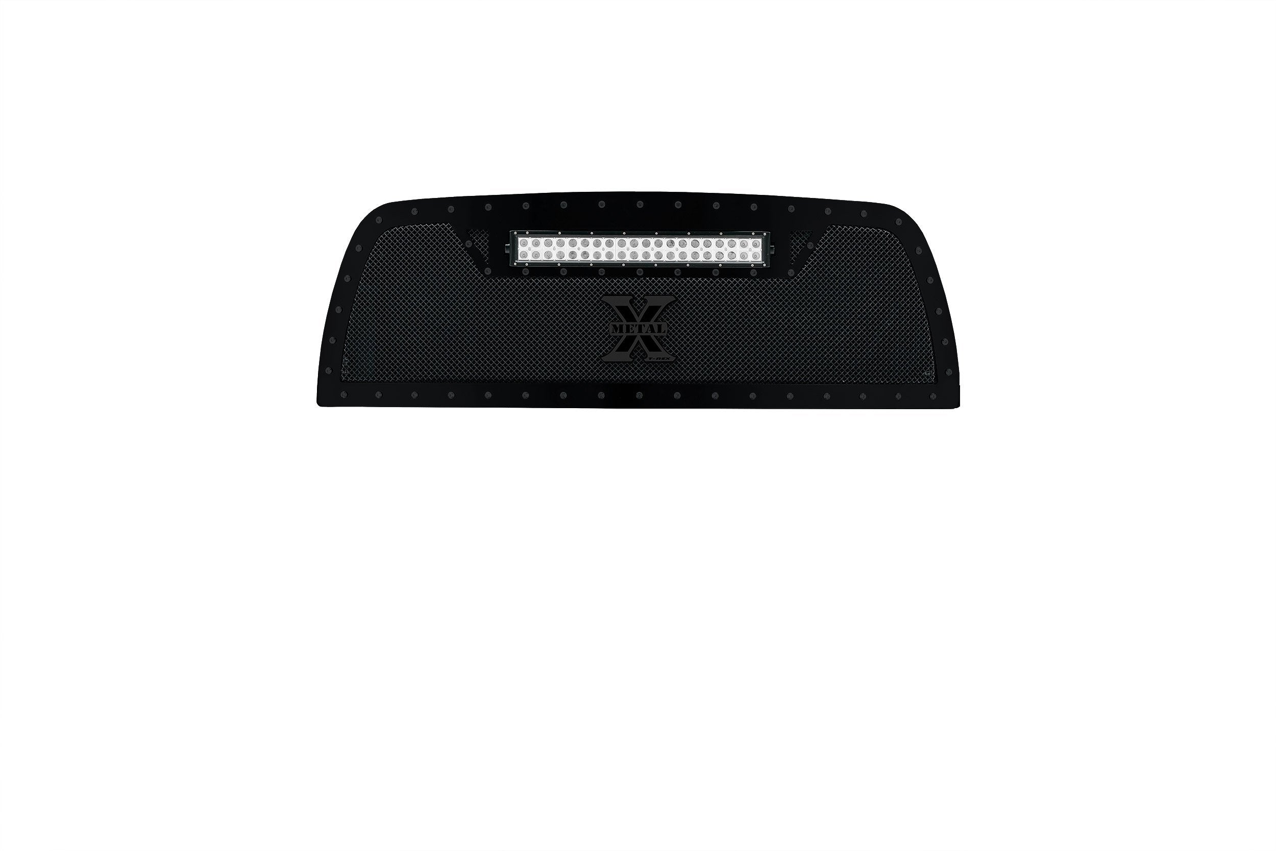 Stealth Torch Grille 2010-2012 Ram 2500, 3500, Black, 1 Pc, Replacement, Black Studs with (1) 20" LED - PN #6314531-BR