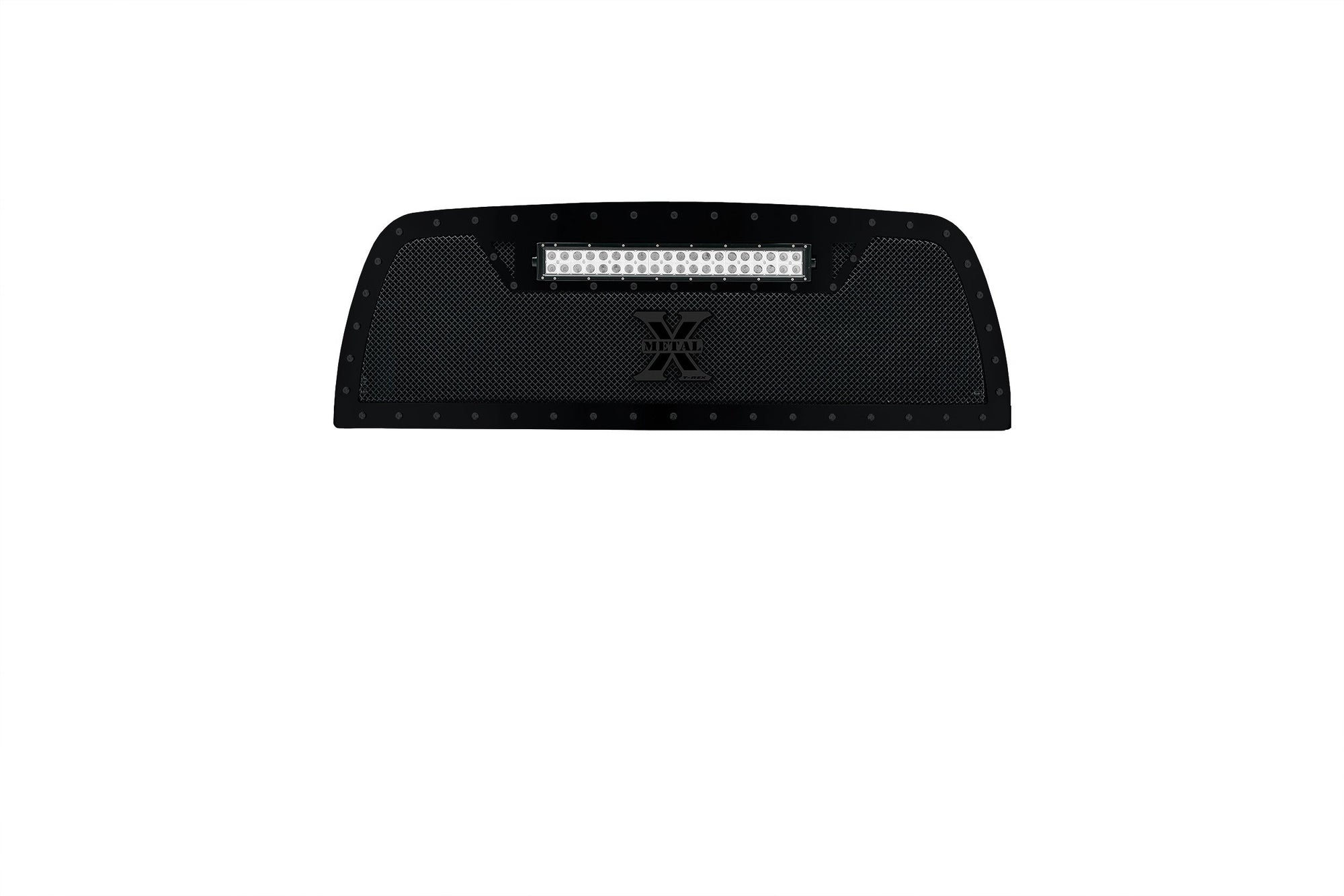 Stealth Torch Grille 2010-2012 Ram 2500, 3500, Black, 1 Pc, Replacement, Black Studs with (1) 20" LED - PN #6314531-BR