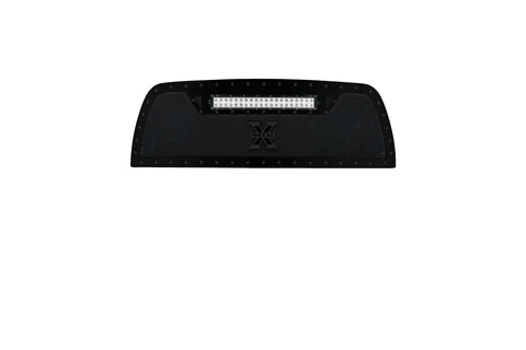 Stealth Torch Grille 2010-2012 Ram 2500, 3500, Black, 1 Pc, Replacement, Black Studs with (1) 20" LED - PN #6314531-BR