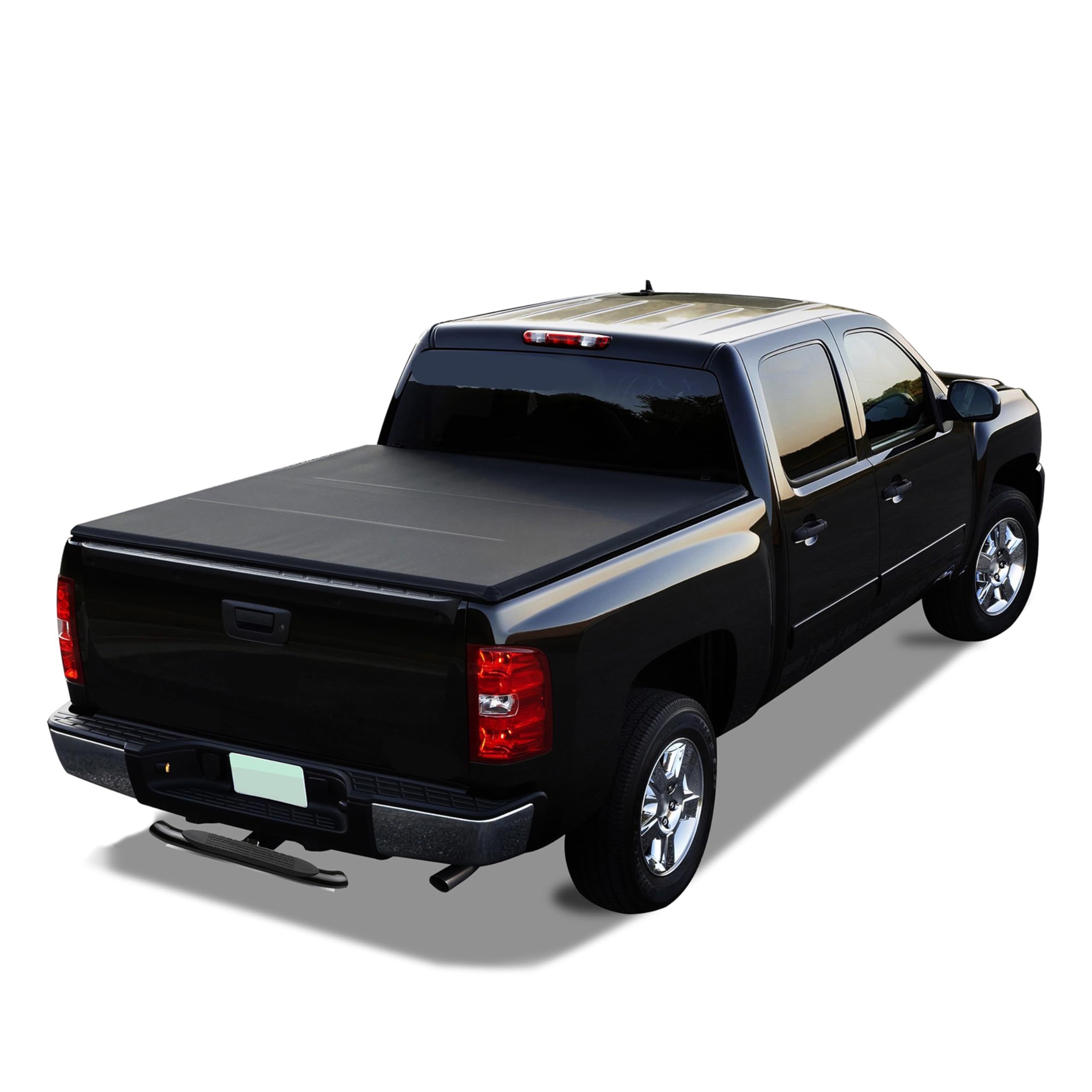 Black Horse Off Road Rear Black Steel Hitch Step Compatible with Universal-Universal Universal Universal Fits in Class III 2â€ Hitch Receiver 4" Oval
