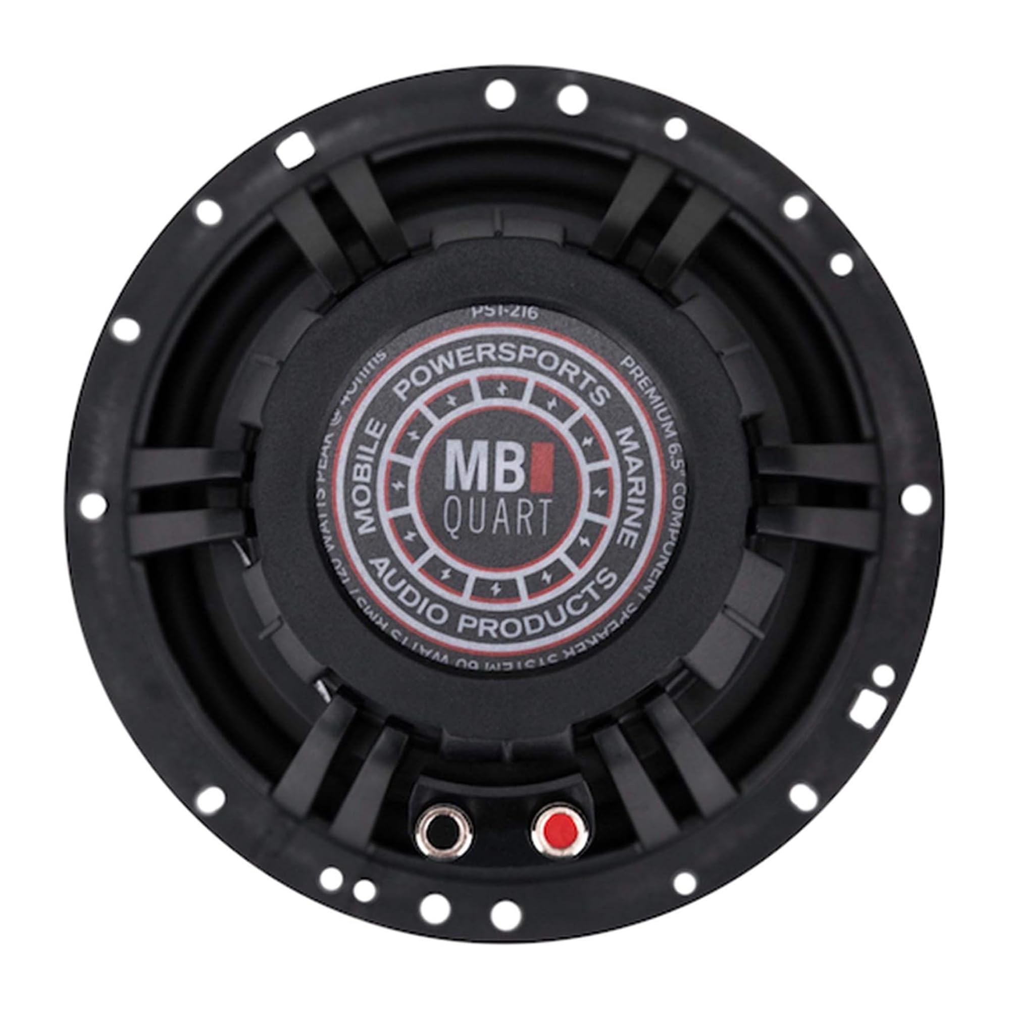 MB Quart 6.5" PS1-216 Premium Car Speakers - 240W, 2-Way Component, 4 OHMS, with Grills, Superior Bass & Clear Highs for an Unmatched Audio Experience in Your Vehicle