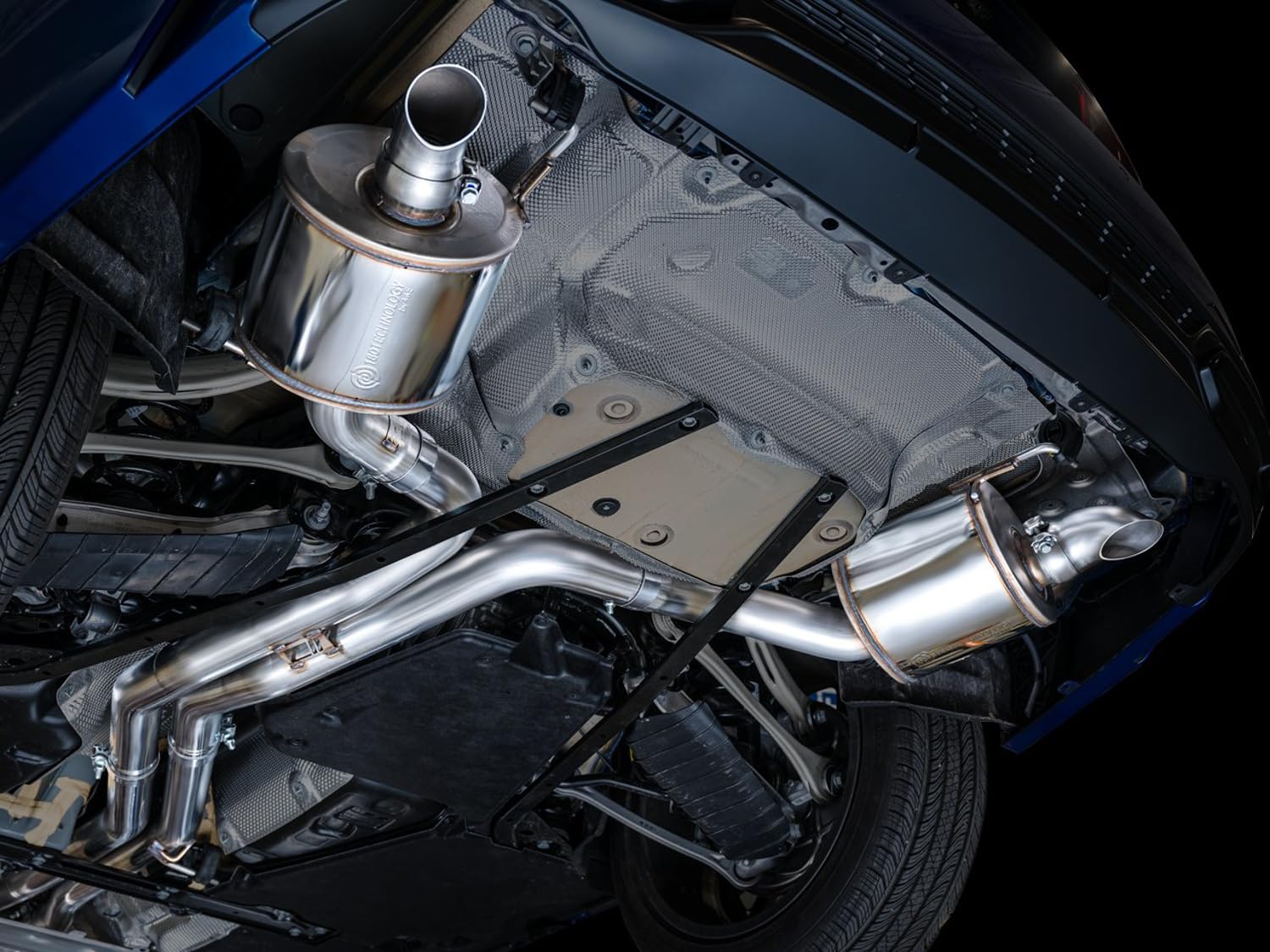 AWE Tuning Exhaust Touring Edition | 3" Diameter | No Tips for C8 Audi A6/A7 3.0T (3015-31003)