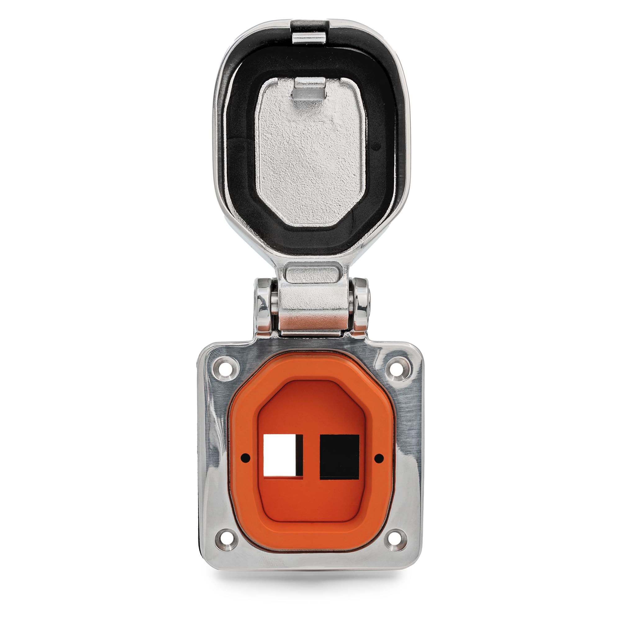 Data Port Case/Inlet Only SmartPlug - 316 SS Cover w/One Blank Plug & One Open Port