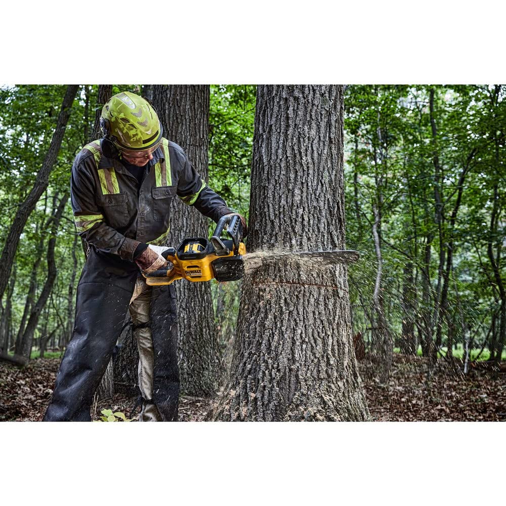 60V MAX DEWALT Cordless Chainsaw Kit, 20 in., Battery & Charger Included (DCCS677Y1)