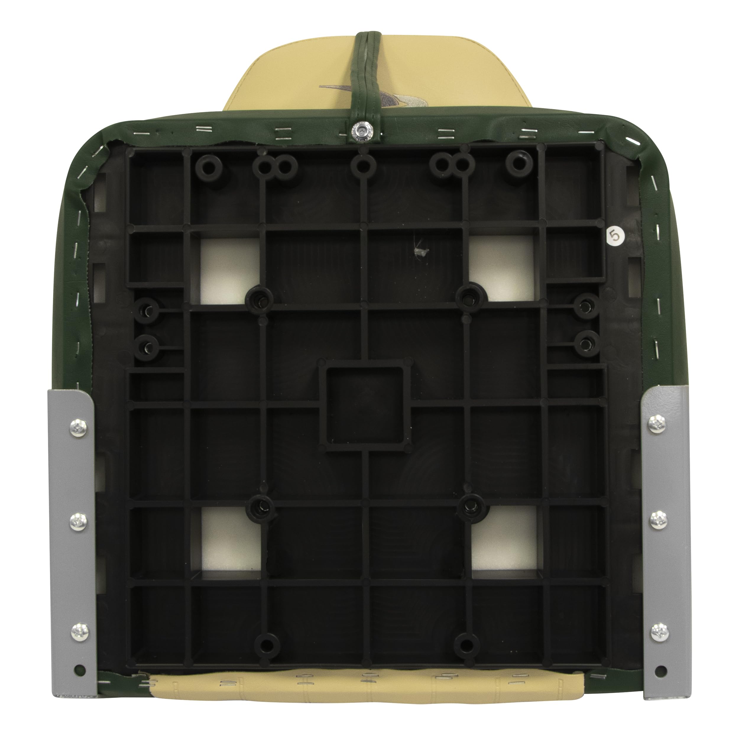 Lund Style Wise 8WD640PLS-671 High Back Boat Seat, Sand/Green