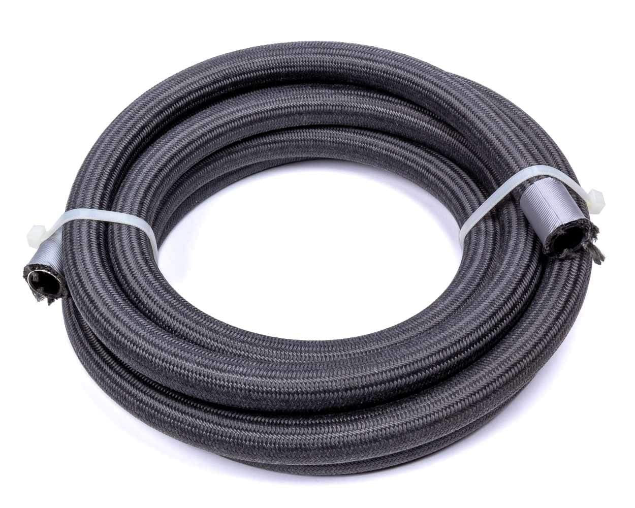 8 an Fragola Hose, 15 ft, Braided Fire Retardant Fabric, PTFE, Black, Each