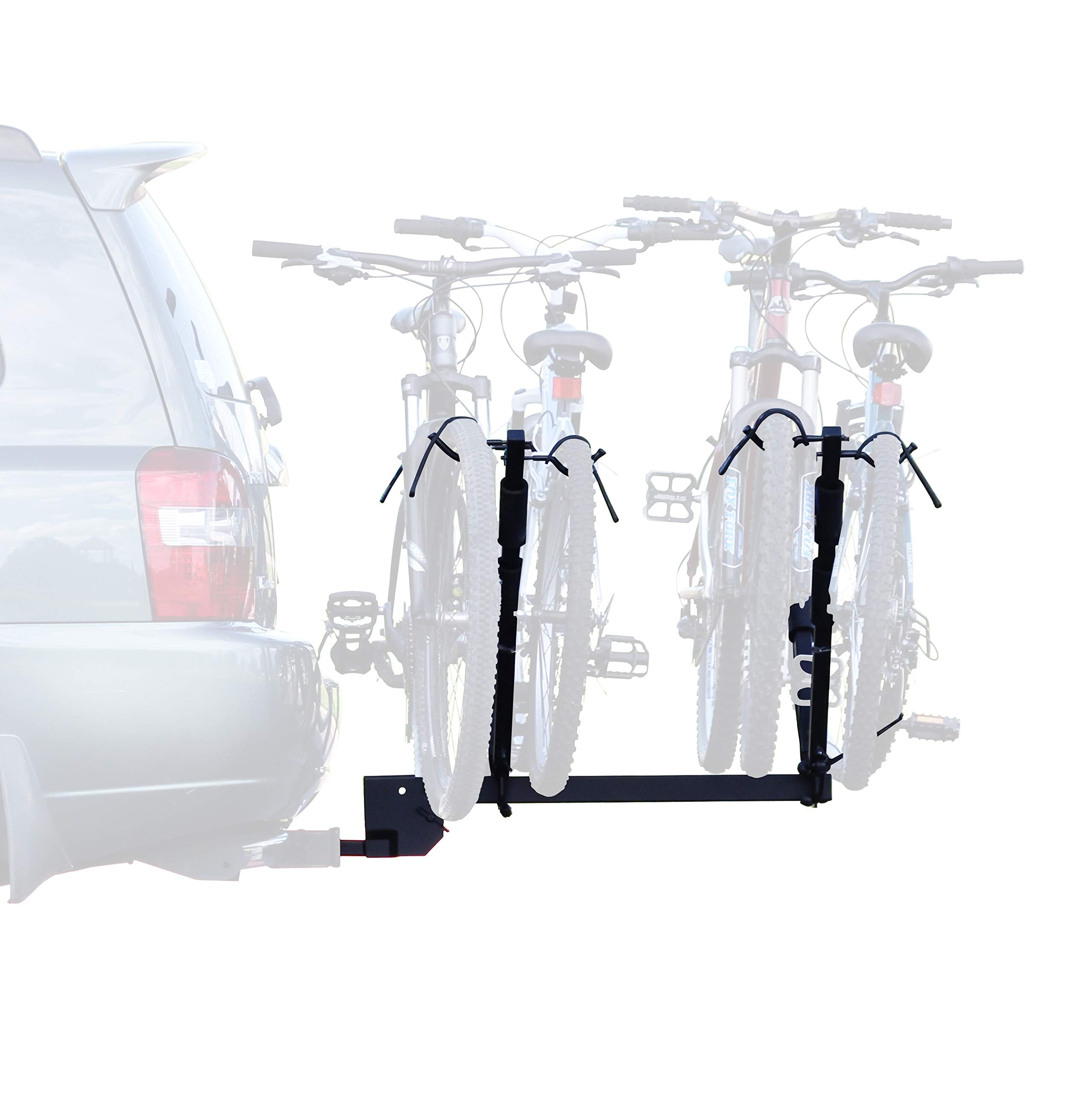 Let's Go Aero Four Bike NEO™-4 Hitch Mount V-Rack with Tilt Shank (Model B01014)