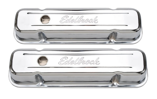 Edelbrock Signature Series 4457 Valve Cover Pontiac Tall Black, Multicolor