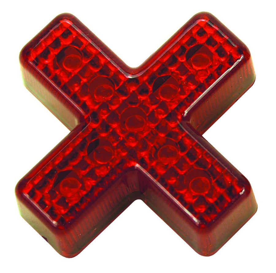 Pacer 20-712 Performance Amber Mini X-Shaped 9-Diode LED Running Light - Pair