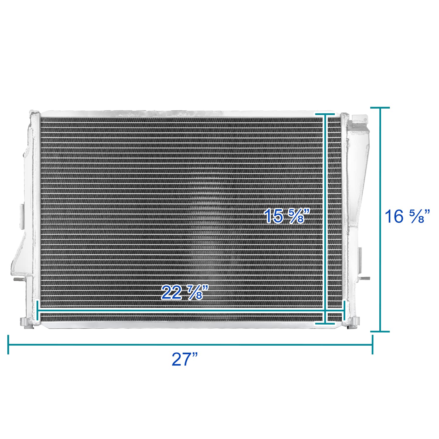 3-Row Spec-D Tuning Aluminum Performance Cooling Radiator Compatible with BMW M3 E46 2001-2006